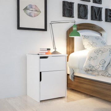 Nightstand ASRA 60x45 cm white