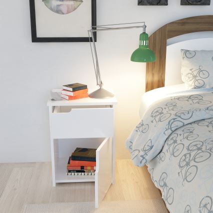Nightstand ASRA 60x45 cm white