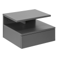 Nightstand AVA grey