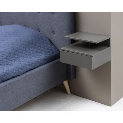 Nightstand AVA grey