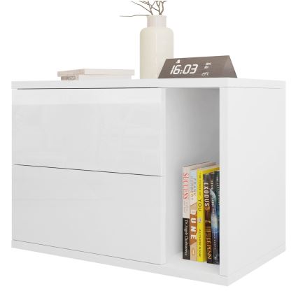 Nightstand BECE 40x57 cm white