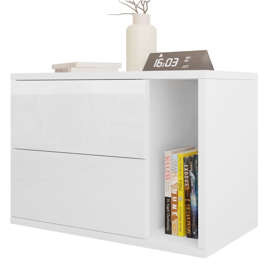Nightstand BECE 40x57 cm white