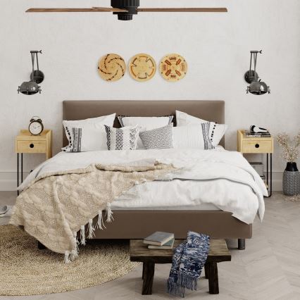 Nightstand CACTUS 60x29,5 cm beige/black