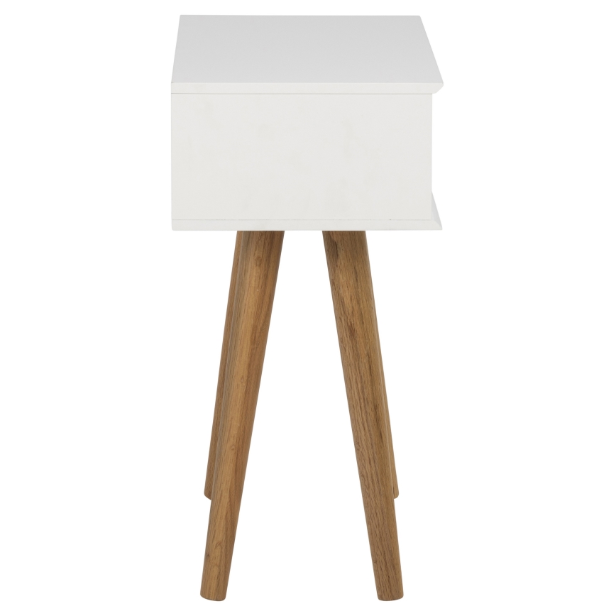 Nightstand CARLY oak/white