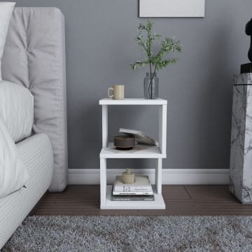 Nightstand CARTER 49,4x29,6 cm white