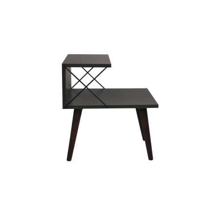 Nightstand CROSS 55x50 cm anthracite