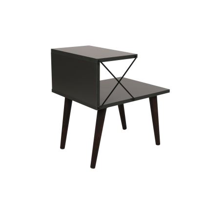 Nightstand CROSS 55x50 cm anthracite
