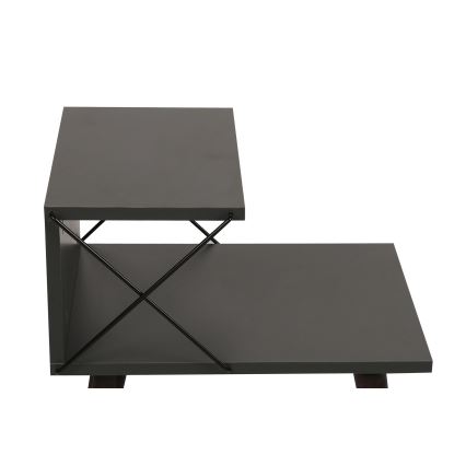 Nightstand CROSS 55x50 cm anthracite