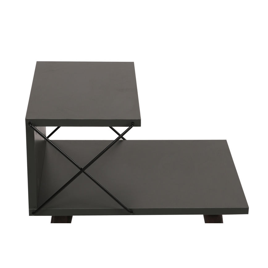 Nightstand CROSS 55x50 cm anthracite