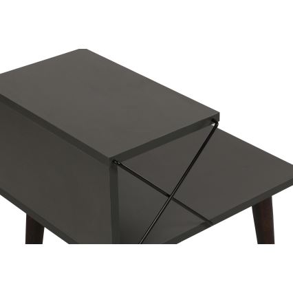 Nightstand CROSS 55x50 cm anthracite
