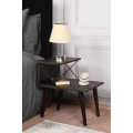 Nightstand CROSS 55x50 cm brown