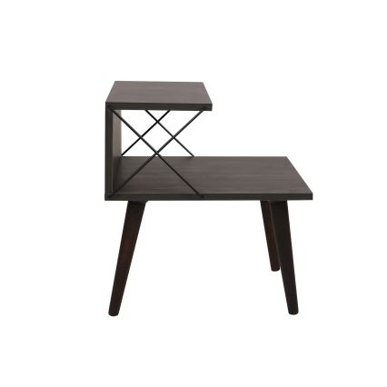 Nightstand CROSS 55x50 cm brown