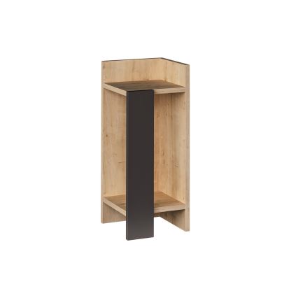 Nightstand ELOS 60x25 cm brown/anthracite