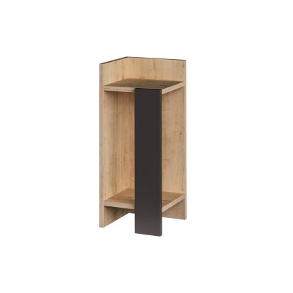 Nightstand ELOS 60x25 cm brown/anthracite