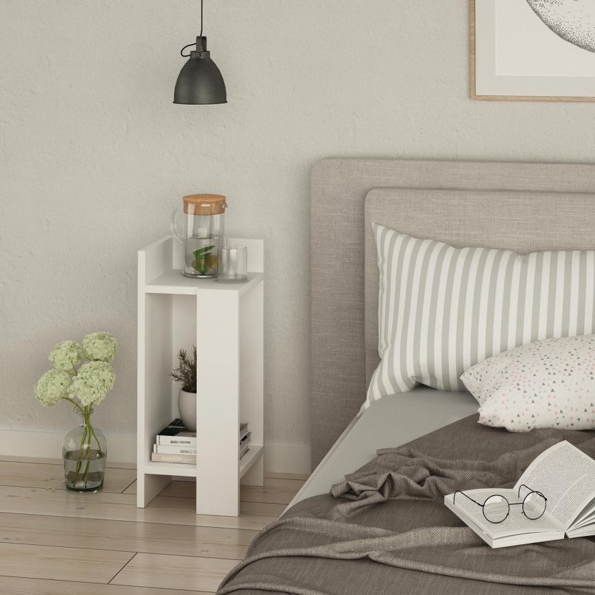 Nightstand ELOS  60x25 cm white