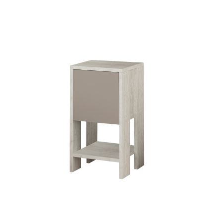 Nightstand EMA 55x30 cm white/beige