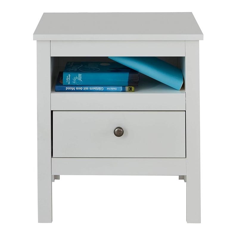 Nightstand FARGE 52x47 cm white