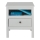 Nightstand FARGE 52x47 cm white