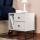 Nightstand GLIMMER 50x45,2 cm grey/black