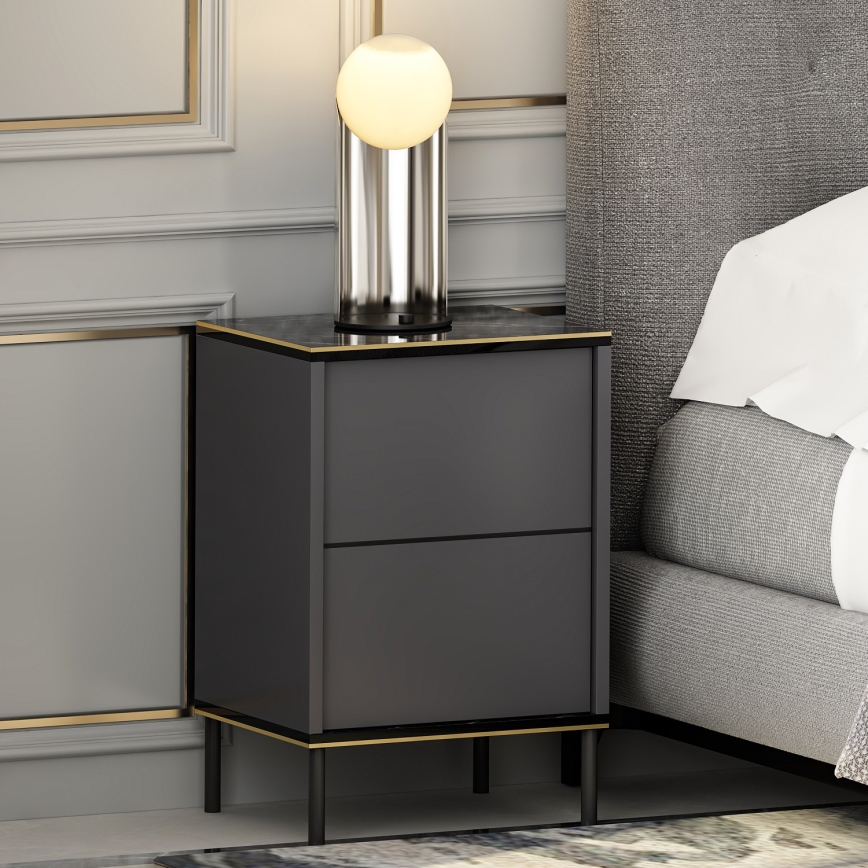 Nightstand IMAJ 60x40 cm anthracite