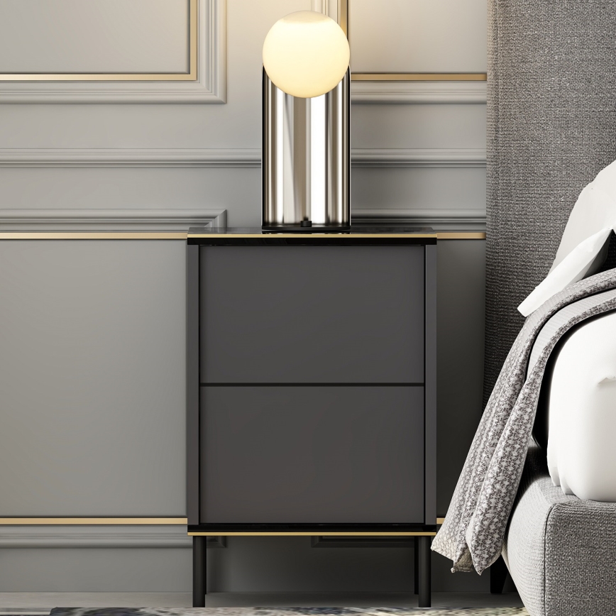 Nightstand IMAJ 60x40 cm anthracite