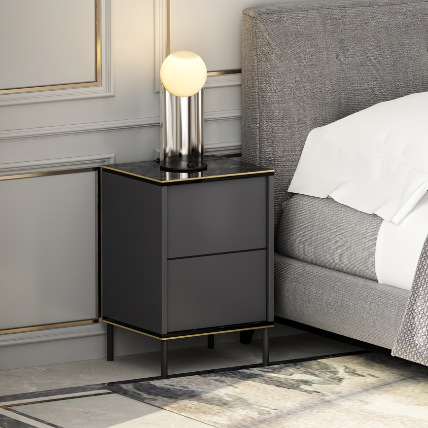 Nightstand IMAJ 60x40 cm anthracite