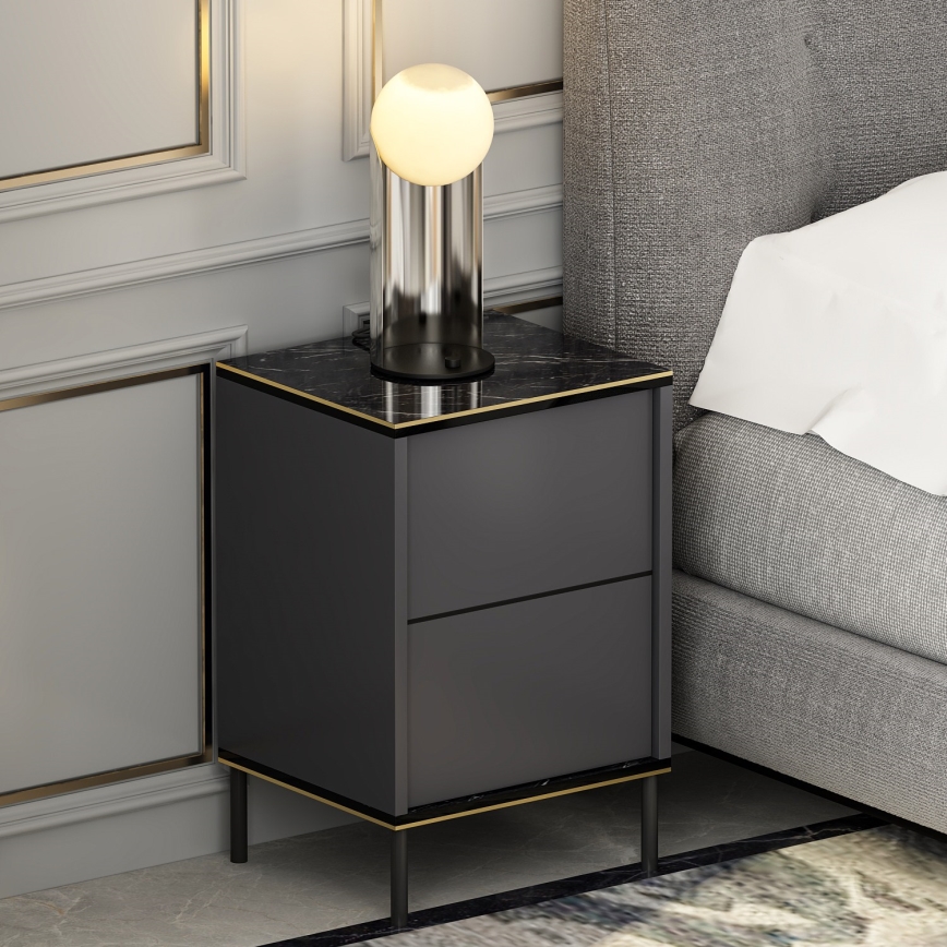 Nightstand IMAJ 60x40 cm anthracite