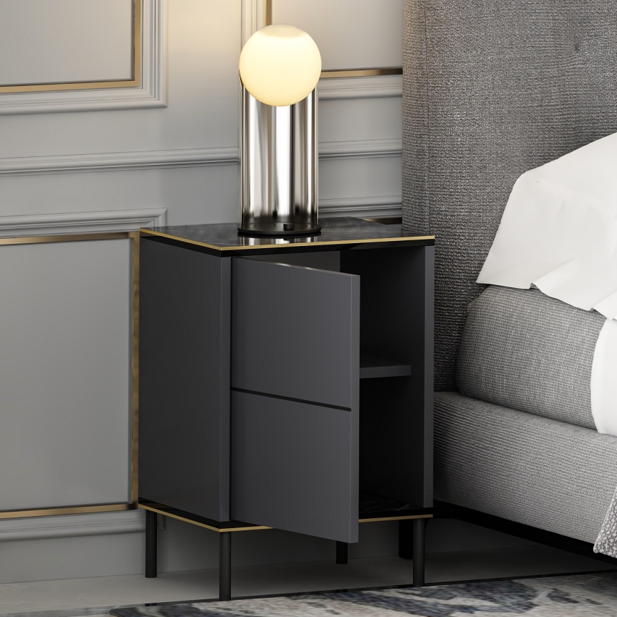 Nightstand IMAJ 60x40 cm anthracite