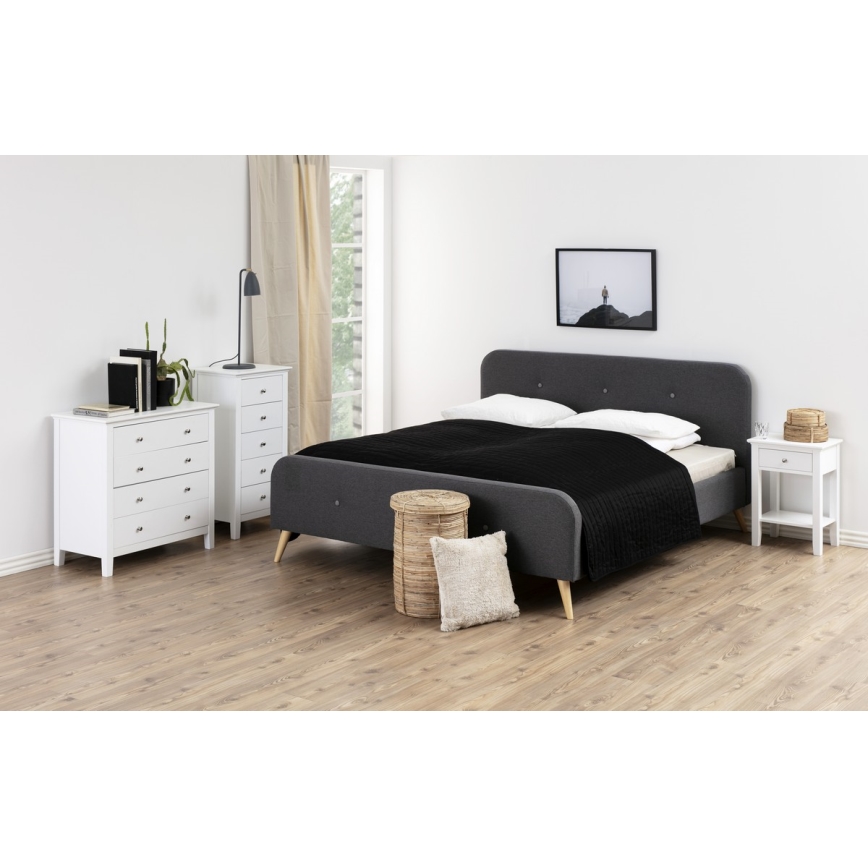 Nightstand LARA white