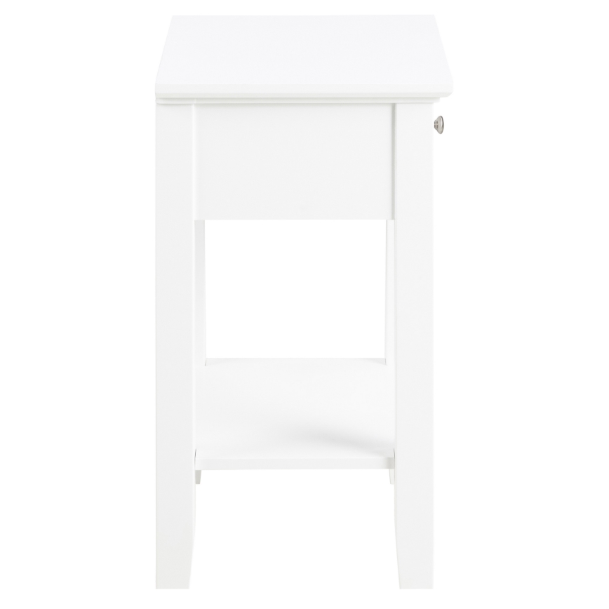 Nightstand LARA white