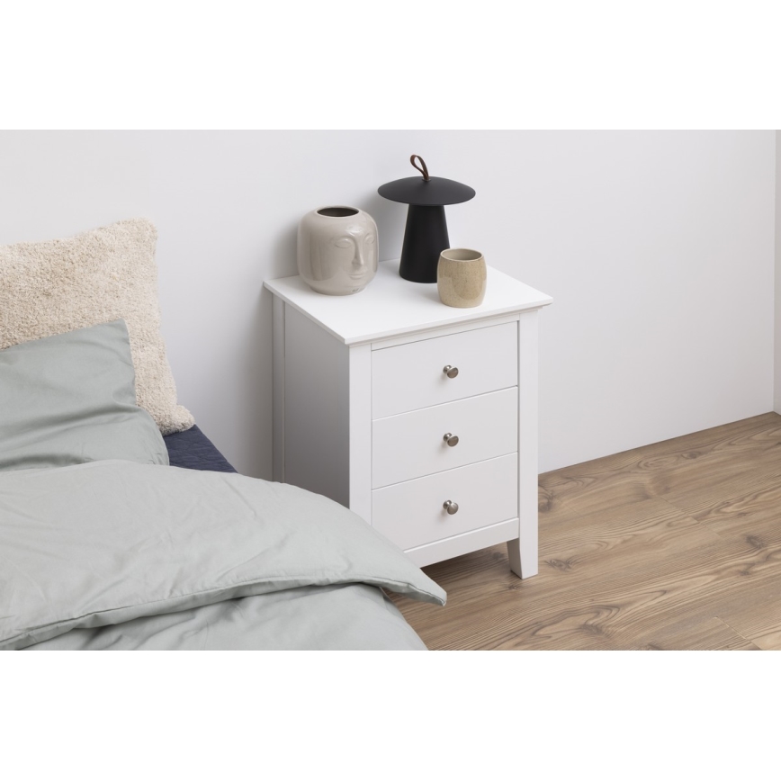 Nightstand LARA white