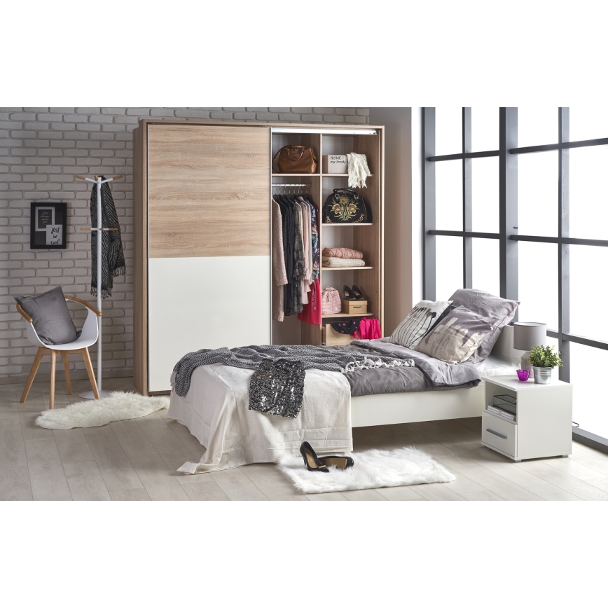 Nightstand LIMA 44x40 cm white