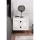 Nightstand LUNA 50x55 cm white