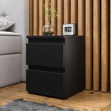 Nightstand MALWA 40x40 cm matte black