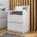 Nightstand MALWA 59x40 cm white