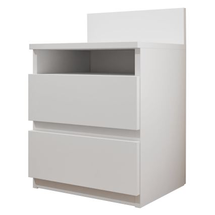 Nightstand MALWA 59x40 cm white