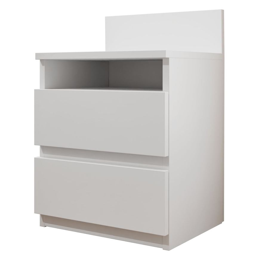 Nightstand MALWA 59x40 cm white