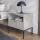 Nightstand NOVA 56x54 cm grey/black