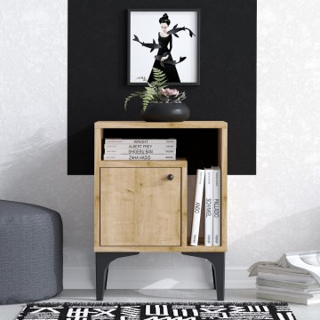 Nightstand NUNO 55x40 cm sapphire oak
