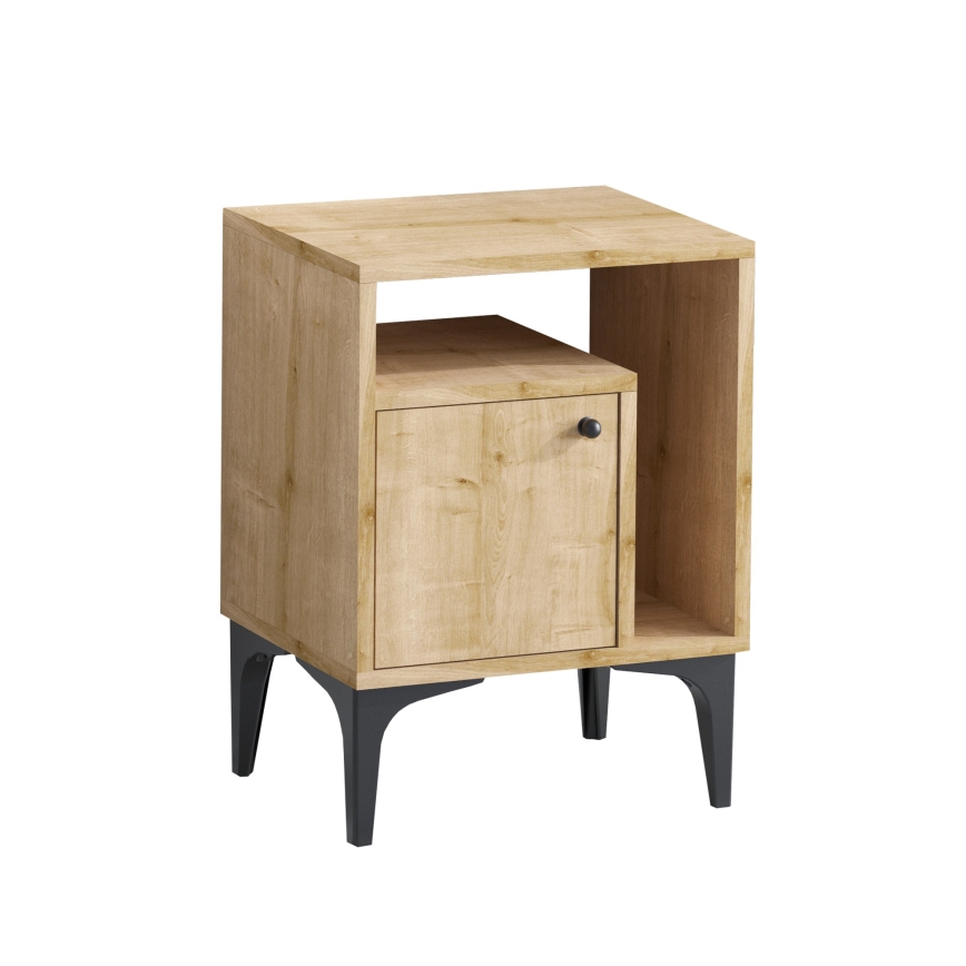 Nightstand NUNO 55x40 cm sapphire oak