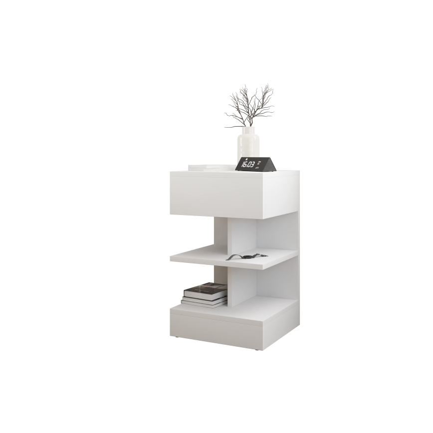 Nightstand OBENITA 65x39 cm white