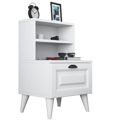 Nightstand RANI 45x74,4 cm white