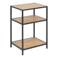 Nightstand SARON oak/black