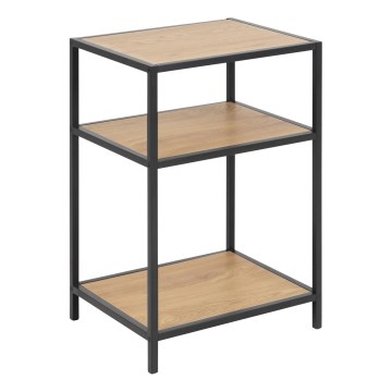 Nightstand SARON oak/black