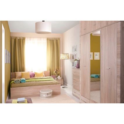 Nightstand THEMO 29x63 cm oak Sonoma