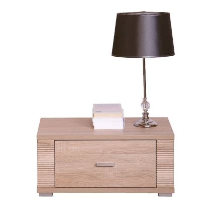 Nightstand THEMO 29x63 cm oak Sonoma