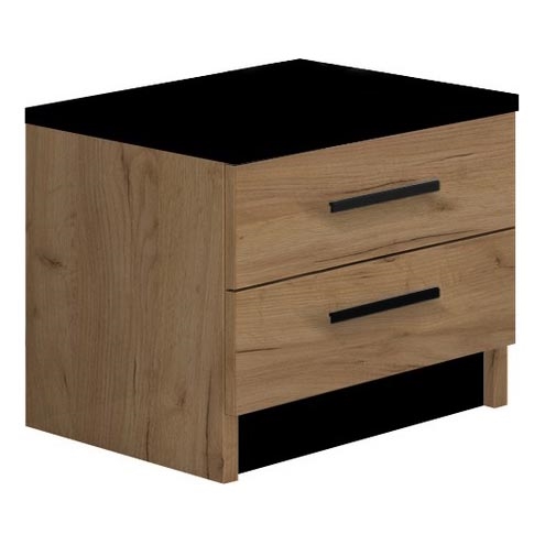 Nightstand TOD oak craft/black