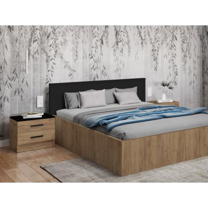 Nightstand TOD oak craft/black