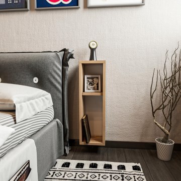 Nightstand TURRA 65x20 cm brown