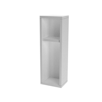 Nightstand TURRA 65x20 cm white